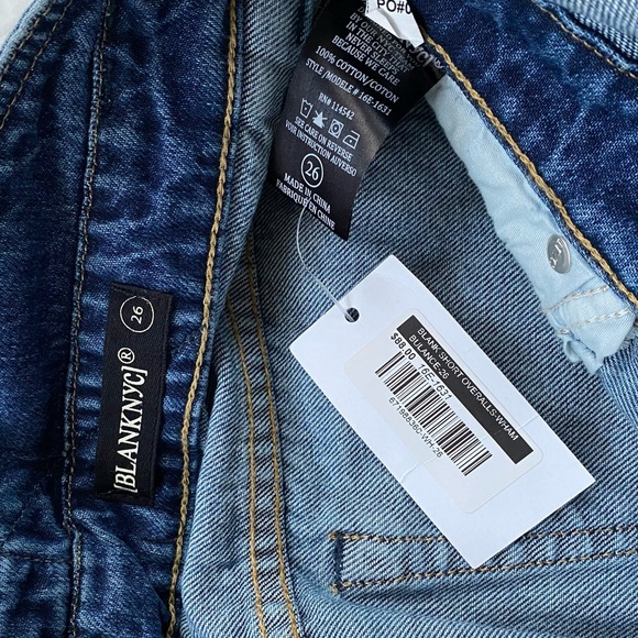 Blank NYC Denim Overalls - Picture 4 of 5